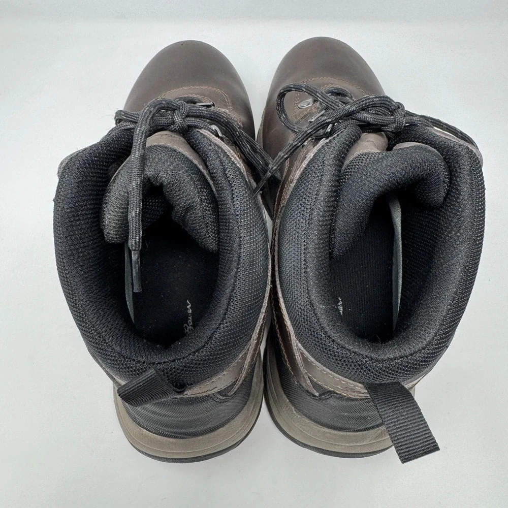 Eddie Bauer Everett Hiker‎ Hiking Boots Brown Leather Men's Size 12 M